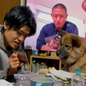 マロさんとお父さんの画像