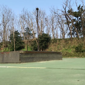 通勤途中のスケート その2  ついにメイク✌️の画像