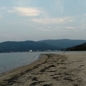 天橋立海岸を、の画像