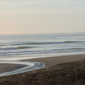 6月8日千葉北、東浪見の朝の波の画像