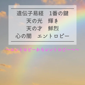 遺伝子易経 1番の鍵が活性化中✨の画像