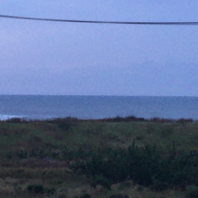 10月19日千葉北、東浪見の朝の波の画像