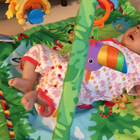 プレイマットで遊ぶの画像