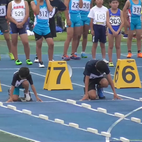 男子100ｍビデオ動画③の画像