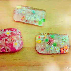 【キルン】帯留め作りの画像