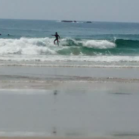 今日の波の画像