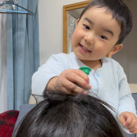 床屋さんごっこ♪の画像