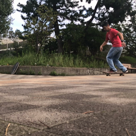 早朝スケートの画像