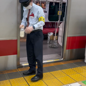 車内清掃の画像