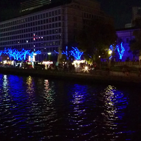 大阪市役所横イルミネーションの画像