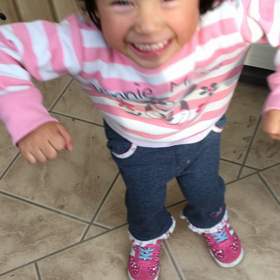 抱っこ星人な長女の画像