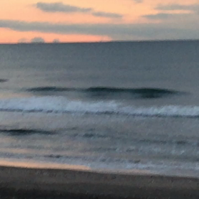 1月26日千葉北、東浪見の朝の波の画像