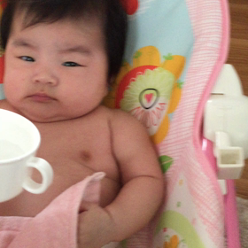 コップに初挑戦の画像