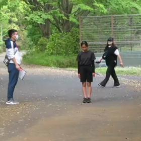 リレー選考会(女子)スタート付近⑤の画像