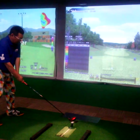 練習場では打てるのにの画像