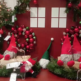 IKEAさんのクリスマスディスプレイが可愛い❤の画像