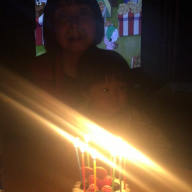 妻の誕生日の画像