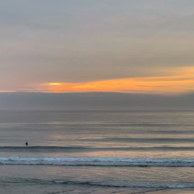 8月24日千葉北、東浪見の朝の波の画像