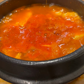 ハフハフしながら汗かきかきの画像