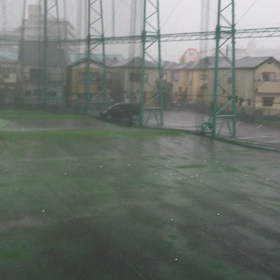 大雨。の画像
