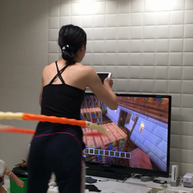 酔っ払いフラフープの画像