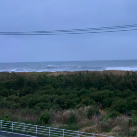 4月16日千葉北、東浪見の朝の波の画像