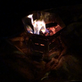 焚き火の画像