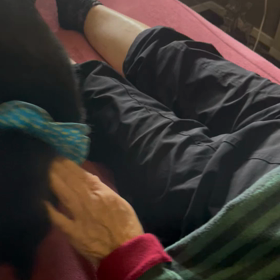 母の施術の画像