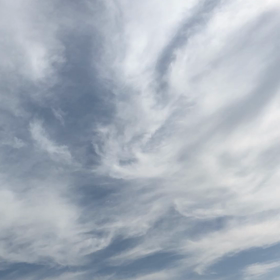 今日の朝の空と夜の空の画像