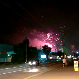 今年初☆花火の画像