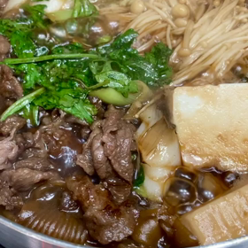 沖縄暮らし 寒いのですき焼きの画像