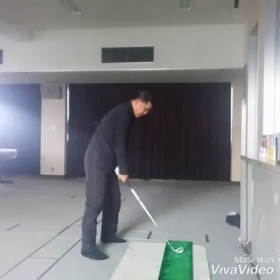 今日はアイアン素振りだけの画像