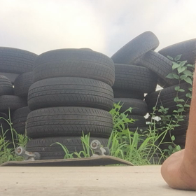 キックフリップ 練習の画像