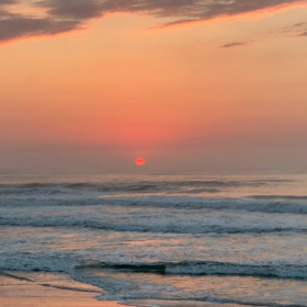 5月24日千葉北、東浪見の朝の波の画像