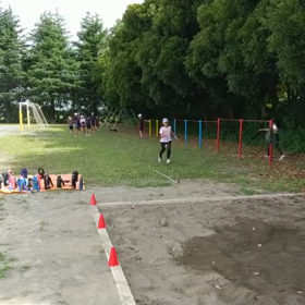 走り幅跳び③の画像