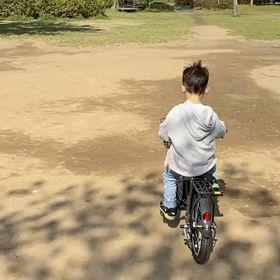 補助輪なし。の画像