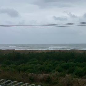 11月9日千葉北、東浪見の朝の波の画像