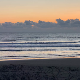 11月17日千葉北、東浪見の朝の波の画像