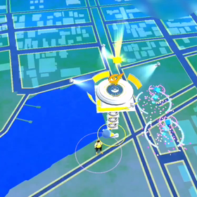 ジム戦の動画（ポケモンGO）の画像