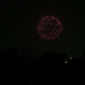 雨でも花火大会〜の画像