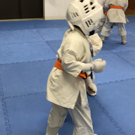 突きだけのスパーリングの画像