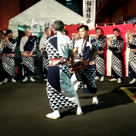 祇園祭　宵々々山　綾傘鉾　棒振り踊り　③の画像