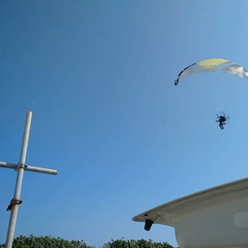 モーターパラグライダーの画像