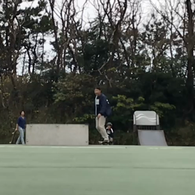 今朝のオイラのスケートの画像