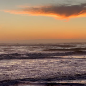 10月26日千葉北、東浪見の朝の波の画像