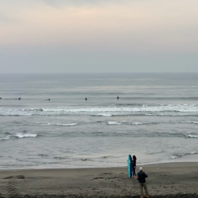 11月8日千葉北、東浪見の朝の波の画像