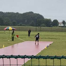 ジャベリックボール投げ（クラブ交流大会）①の画像