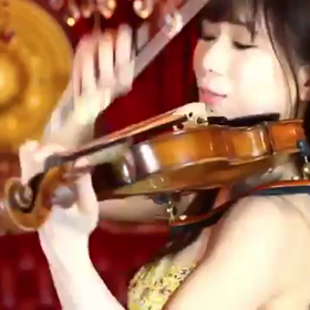 美女と野獣のヴァイオリンの画像