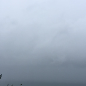 今朝の雲の画像