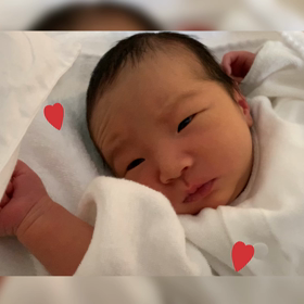 《3人目》産後2日目の画像